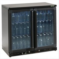 Maxiglass Noverta 2 x hinged 250 litre under counter bottle cooler
